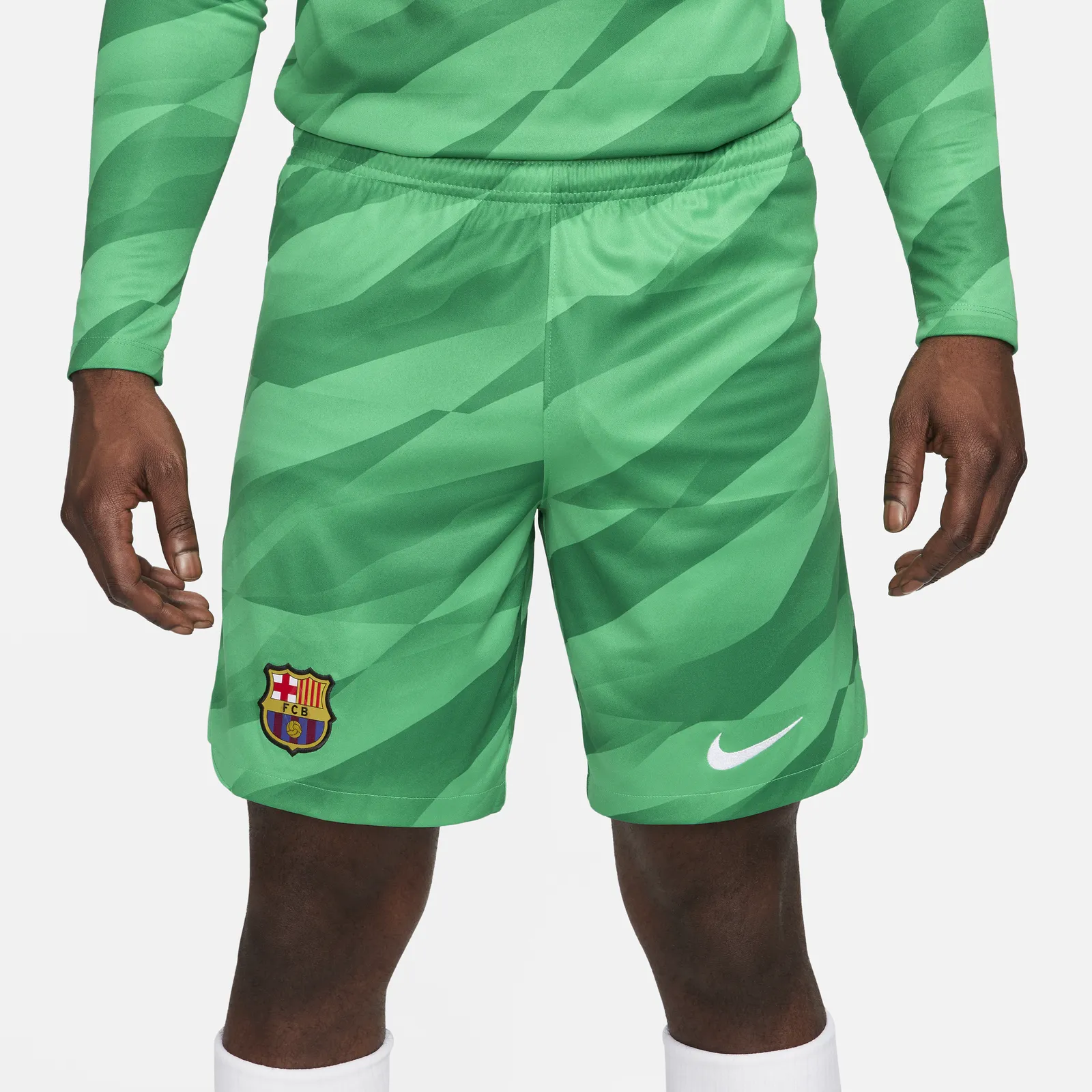 NIKE DRIFIT FC BARCELONA 2023/24 STADIUM GOALKEEPER SHORTS